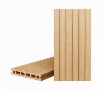 Террасная доска ДПК Terrapol Классик (Пустотелая с пазом) Дуб Севилья