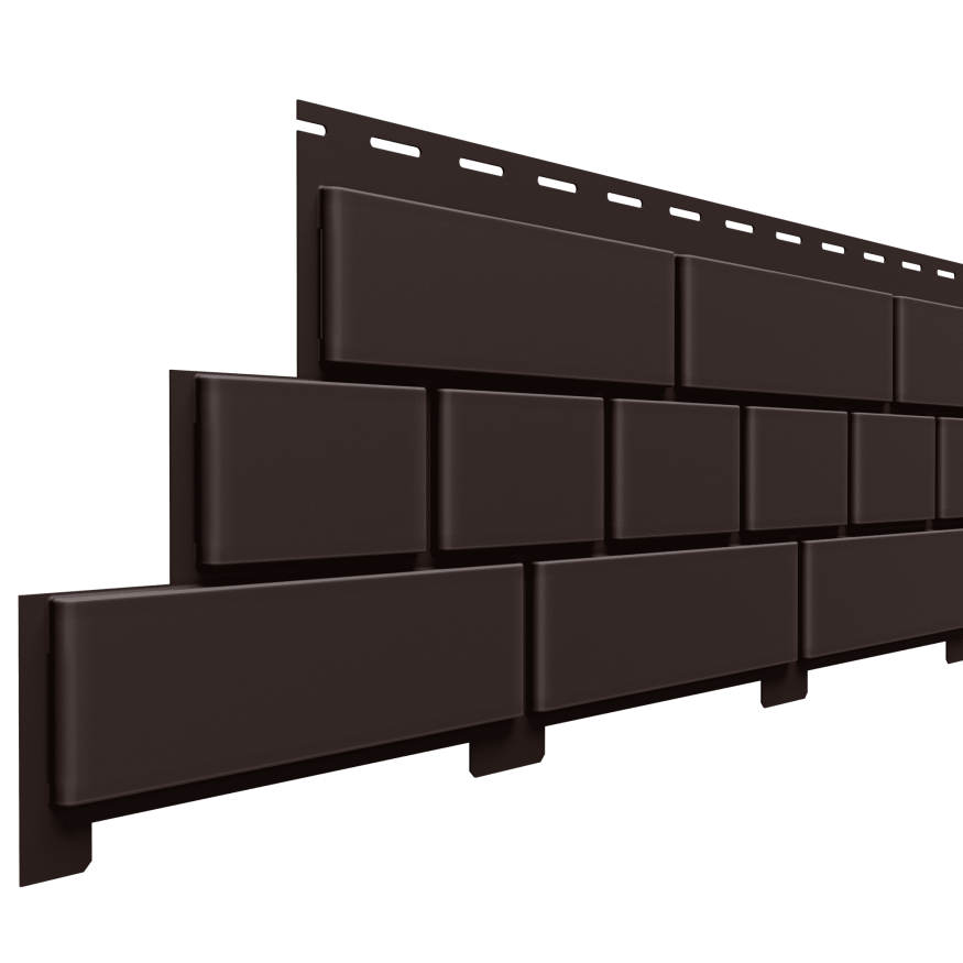 Фасадная панель Доломит, Коричневый кирпич с окраской. купить в Ростове-на-Дону