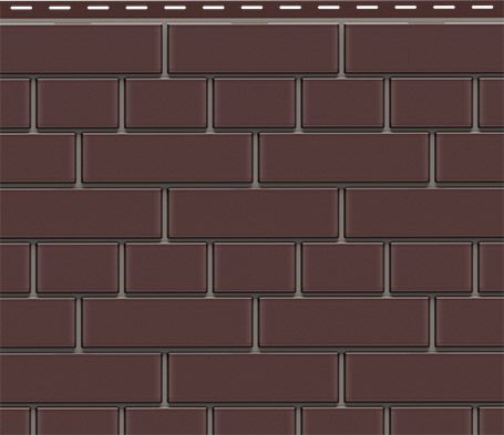 Фасадная панель Доломит, Коричневый кирпич с окраской. купить в Ростове-на-Дону