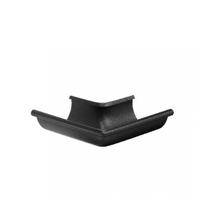 Угол желоба внешний 90°, Aquasystem, RAL 9005 Чёрный 125/90 купить в Ростове-на-Дону