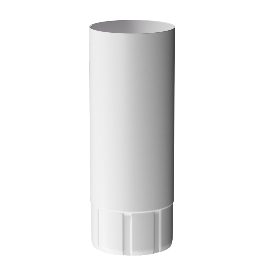 Водосточная труба 1 м Docke Stal Premium, оттенок Пломбир купить в Ростове-на-Дону