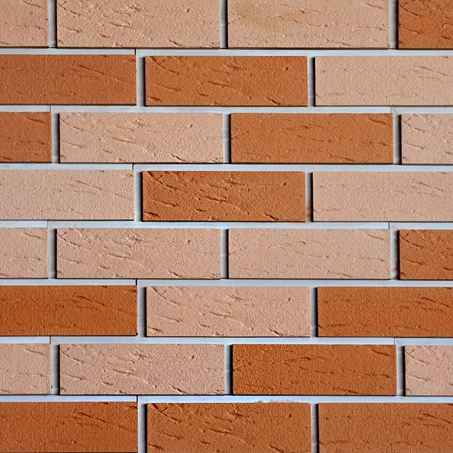 Фасадная плитка Кирисс Фасад, Трехцветный клинкерный кирпич №2 купить в Ростове-на-Дону