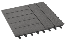 Модульный паркет ДПК GRINDERDECO Комфорт 4 Цвет серый базальт