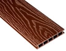 Террасная доска Faynag Premium ACERO 3D в цвете Шоколад из ДПК