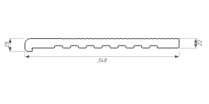 Ступени из ДПК WOODVEX Select в цвете Темный орех купить в Ростове-на-Дону