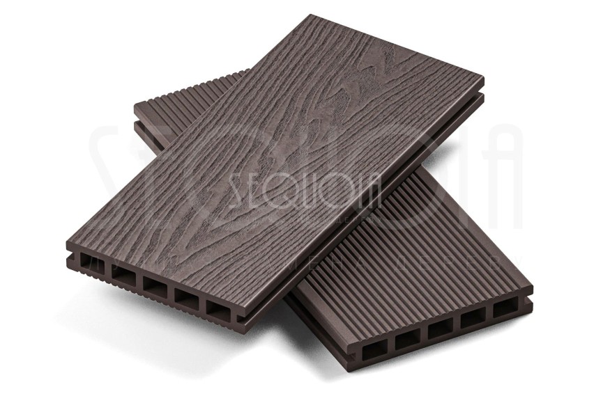 Доска террасная ДПК 3D SEQUOIA Evolution BROWN купить в Ростове-на-Дону