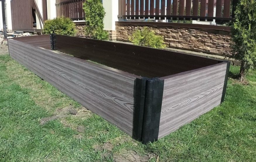 Доска для грядок NauticPrime из ДПК, серого цвета, размеры 300х30х2950 мм купить в Ростове-на-Дону