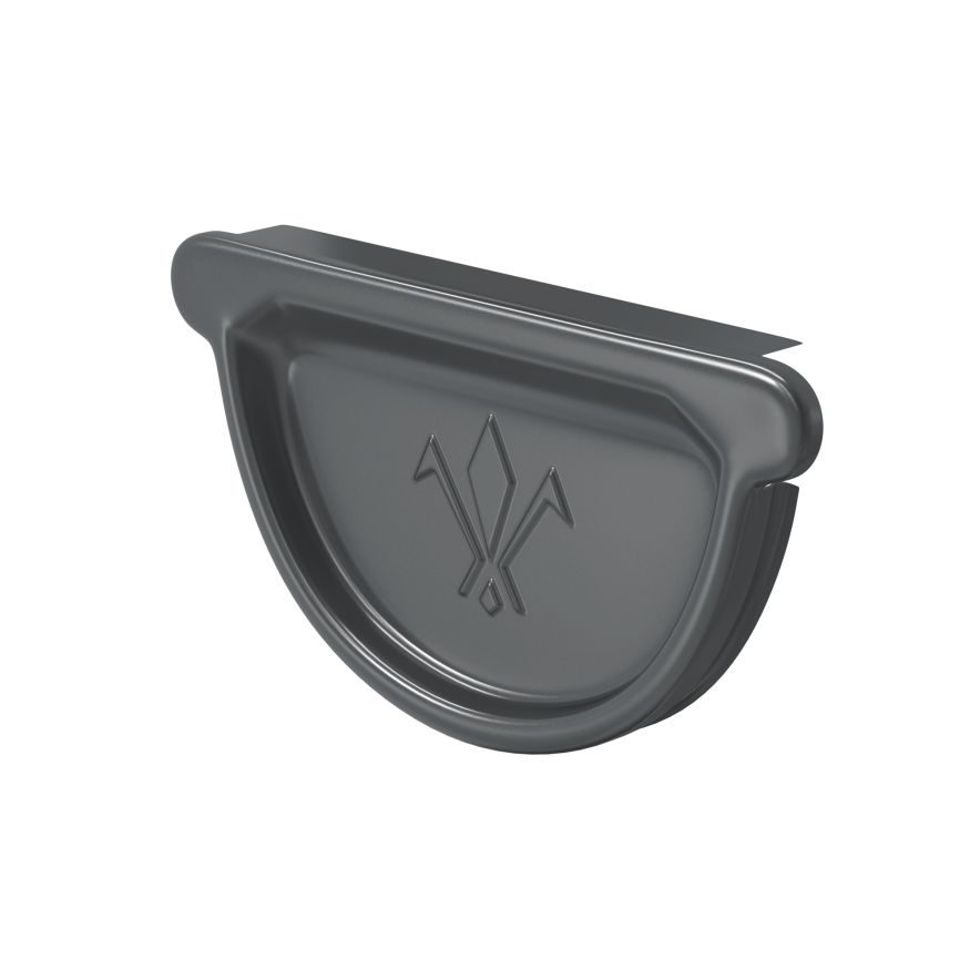 Заглушка универсальная с резиновым уплотнителем Aquasystem, RAL 7024 Тёмно-серый 150/100 купить в Ростове-на-Дону