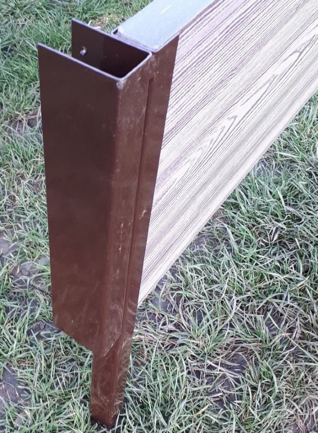 Угловой металлический элемент 90° для доски 300х30 мм Holzhof купить в Ростове-на-Дону