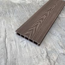 Террасная доска ДПК Latitudo, Euro 3D, Шоколад