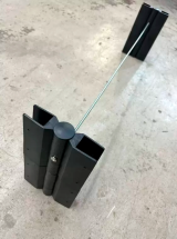 Стяжка для грядки ДПК Deckart на шпильке (до 1м)