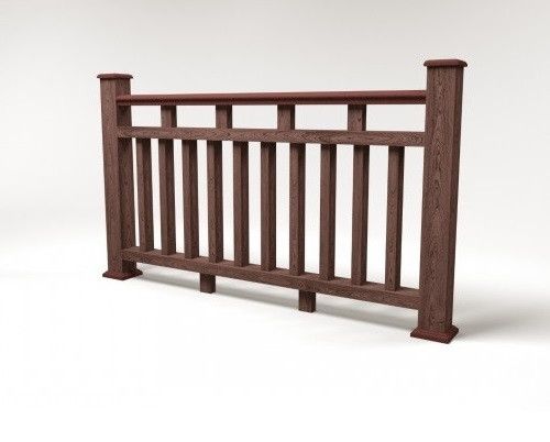 Ограждение из ДПК FG8 коричневое купить в Ростове-на-Дону