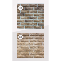 Угол накладной КАНЬОН Сколотый Кирпич