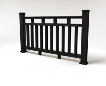 Ограждение из древесно-полимерного композита FG8 кварц