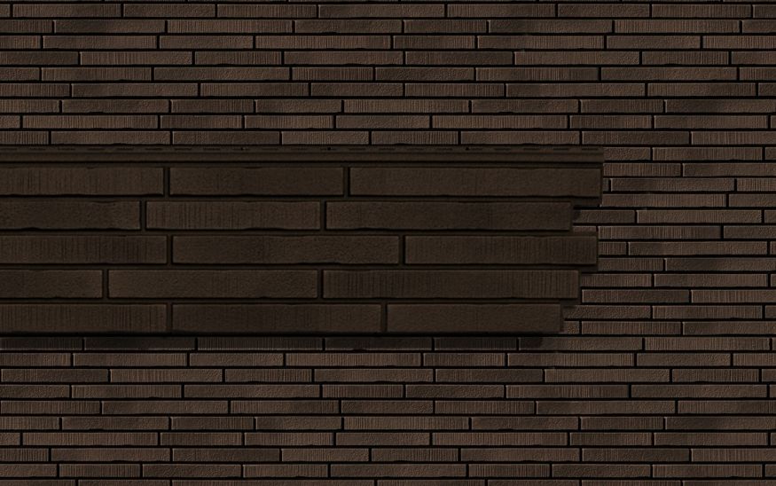 Фасадная панель Ю-Пласт Стоун Хаус S-Lock Ригельный кирпич, Мокко купить в Ростове-на-Дону