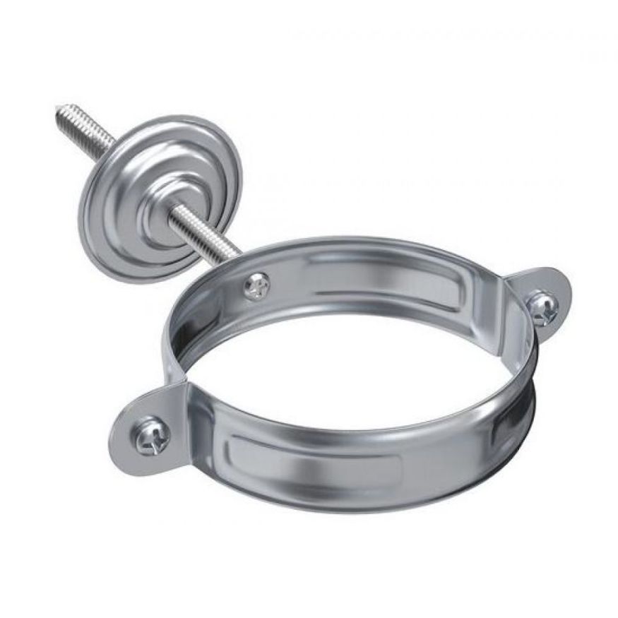 Комплект крепления трубы Aquasystem, оцинкованный 150/100 мм купить в Ростове-на-Дону