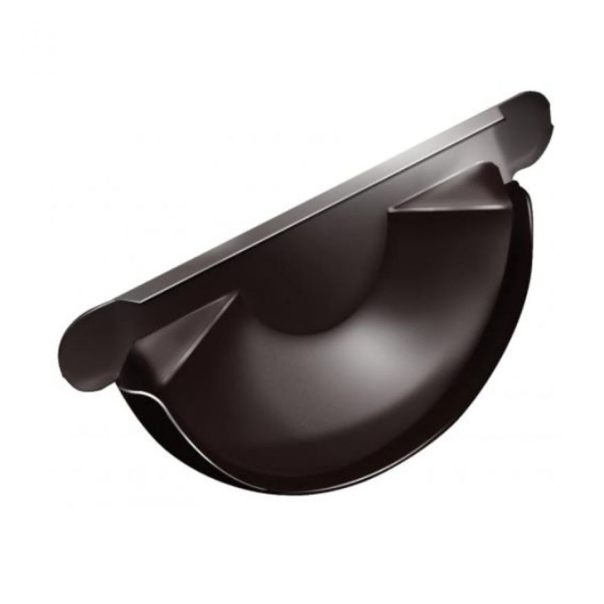 Заглушка для водосточного желоба Grand Line, Коричневая (RAL 8017) купить в Ростове-на-Дону