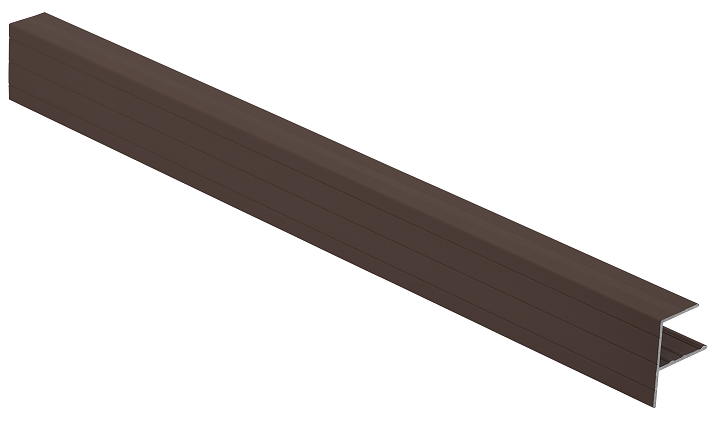 Коричневый F-профиль Grinder для закрытия купить в Ростове-на-Дону