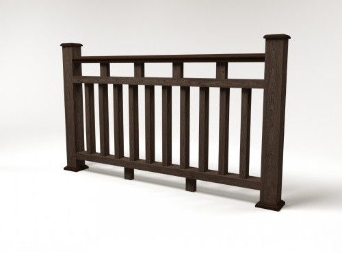 Ограждение из древесно-полимерного композита FG8 венге купить в Ростове-на-Дону