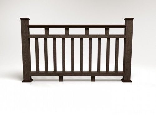 Ограждение из древесно-полимерного композита FG8 венге купить в Ростове-на-Дону