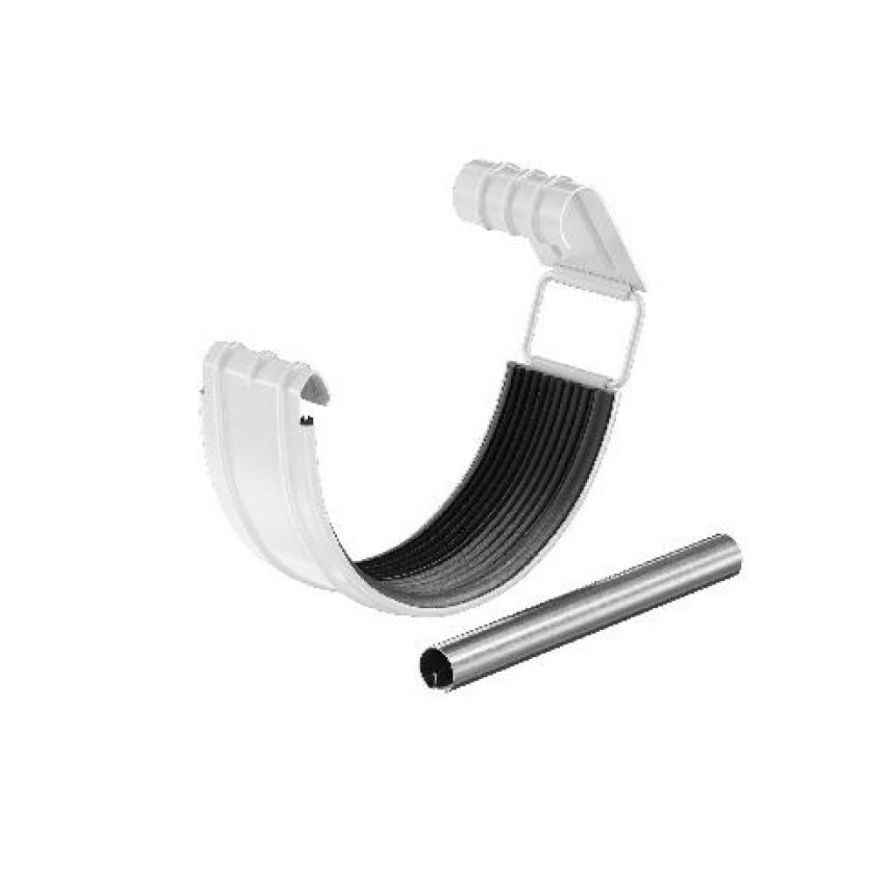 Соединитель желоба с резиновым уплотнителем Aquasystem RR 20, белый, 125/90 купить в Ростове-на-Дону