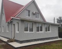 Фиброцементный сайдинг 190x3000x8 мм Серый минерал RAL 7047