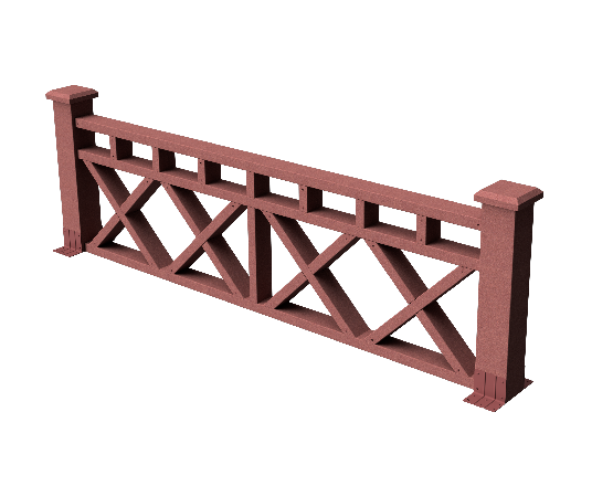 Декоративное ограждение из ДПК GRINDERDECO Бэйли мербау купить в Ростове-на-Дону