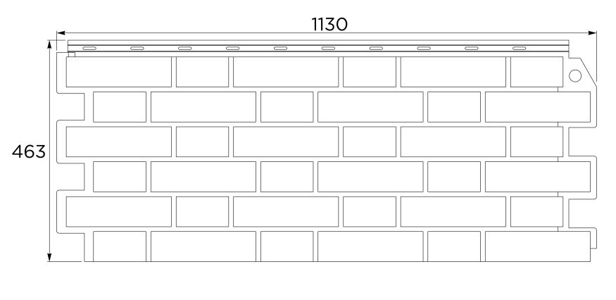 Фасадная панель FineBer, Кирпич облицовочный 3D, Коричнево-чёрный купить в Ростове-на-Дону