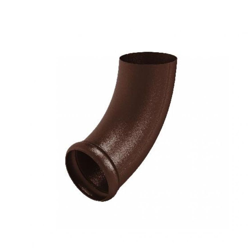 Отвод трубы декоративный Aquasystem, RAL 8017 Коричневый матовый 125/90 купить в Ростове-на-Дону