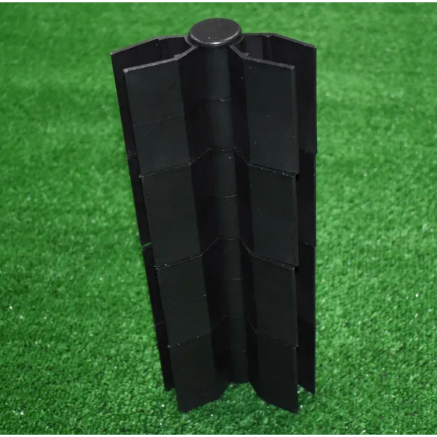 Угол поворотный из пластика для доски 300х30 мм Holzhof (угол от 60° до 300°) Черного цвета купить в Ростове-на-Дону