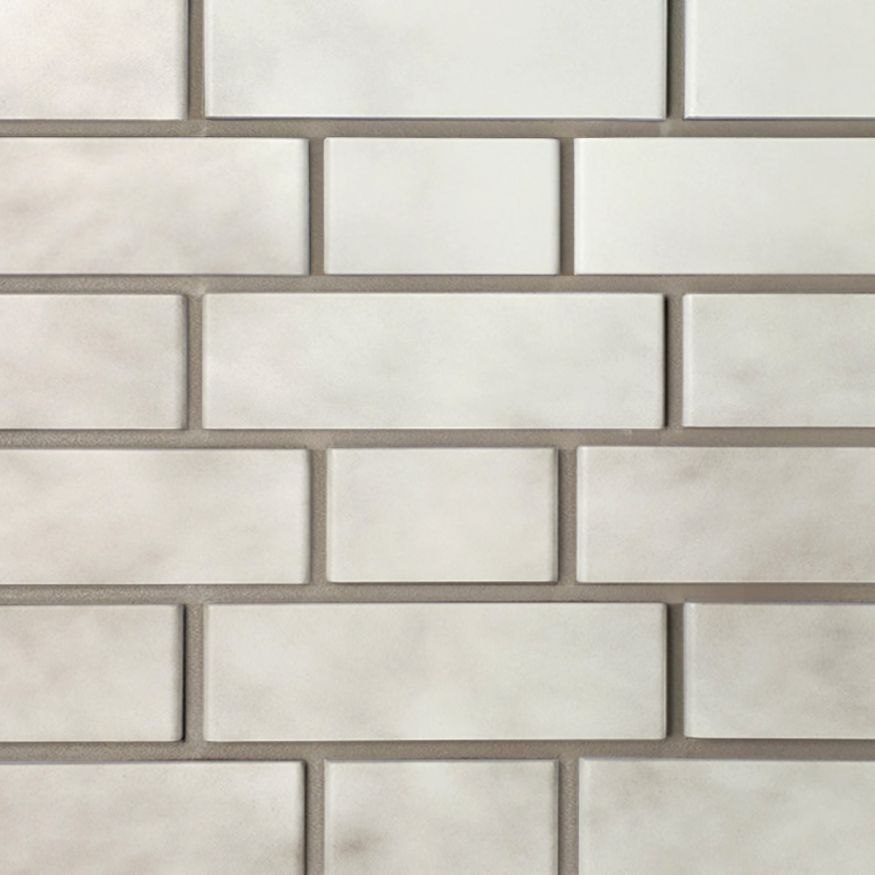 Фасадная панель FineBer, Кирпич облицовочный 3D, Бело-коричневый купить в Ростове-на-Дону