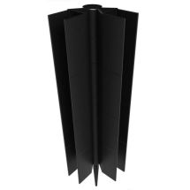 Угловой соединительный шарнир для грядок ДПК 300мм черный