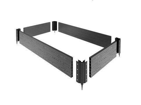 Угловой соединительный шарнир для грядок ДПК 300мм черный купить в Ростове-на-Дону