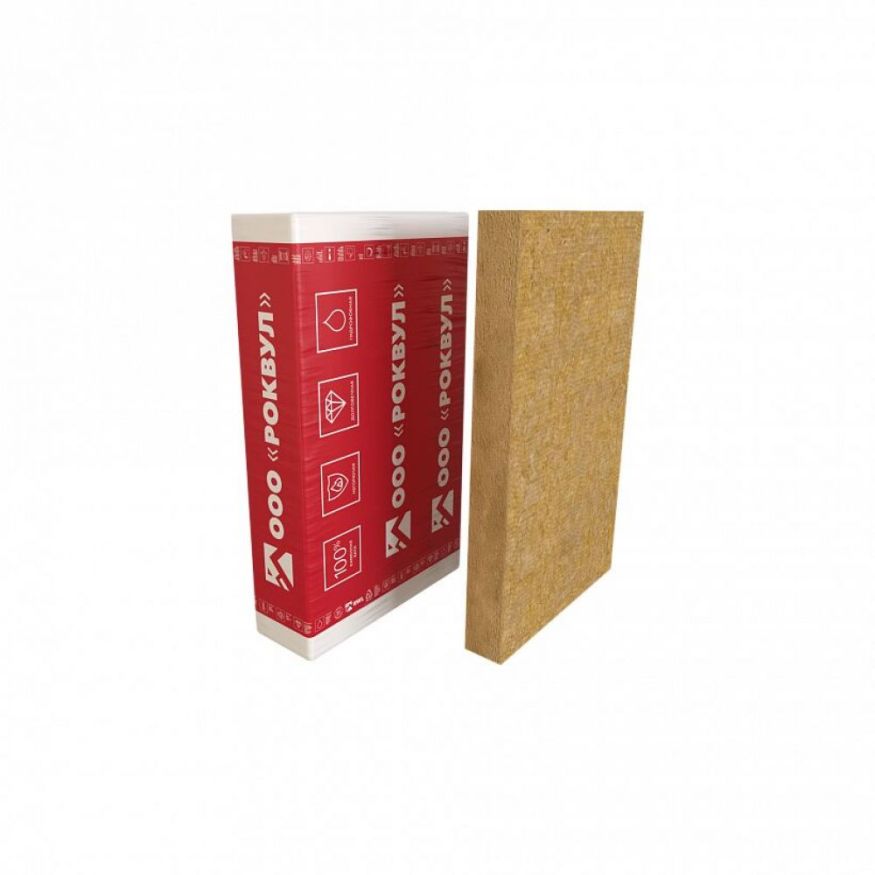 Утеплитель Rockwool ФАСАД БАТТС Оптима 50х600х1200/5шт/3.6м2/0.18м3 (36упак/палл) Rockwool купить в Ростове-на-Дону