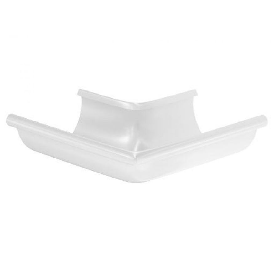 Угол желоба внешний 90°, Aquasystem, RR 20 Белый 125/90 купить в Ростове-на-Дону