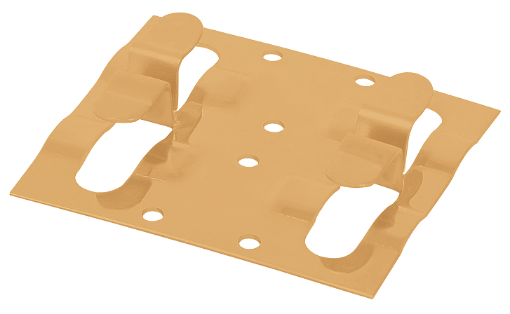 Кляймер рядный для установки наличника бежевого цвета купить в Ростове-на-Дону