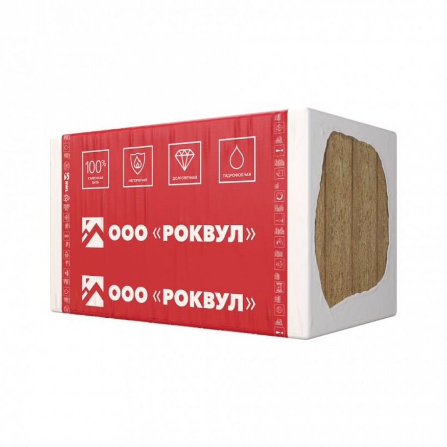 Утеплитель Rockwool ВЕНТИ БАТТС Д Оптима 150х600х1000/4шт/2.4м2/0.36м3 (16упак/палл) Rockwool купить в Ростове-на-Дону