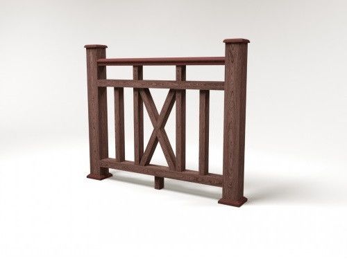 Ограждение из ДПК FG6 коричневое купить в Ростове-на-Дону