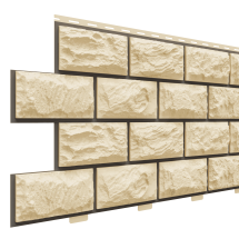 Фасадные панели Доломит, Альпийская горка, цвет Шампань