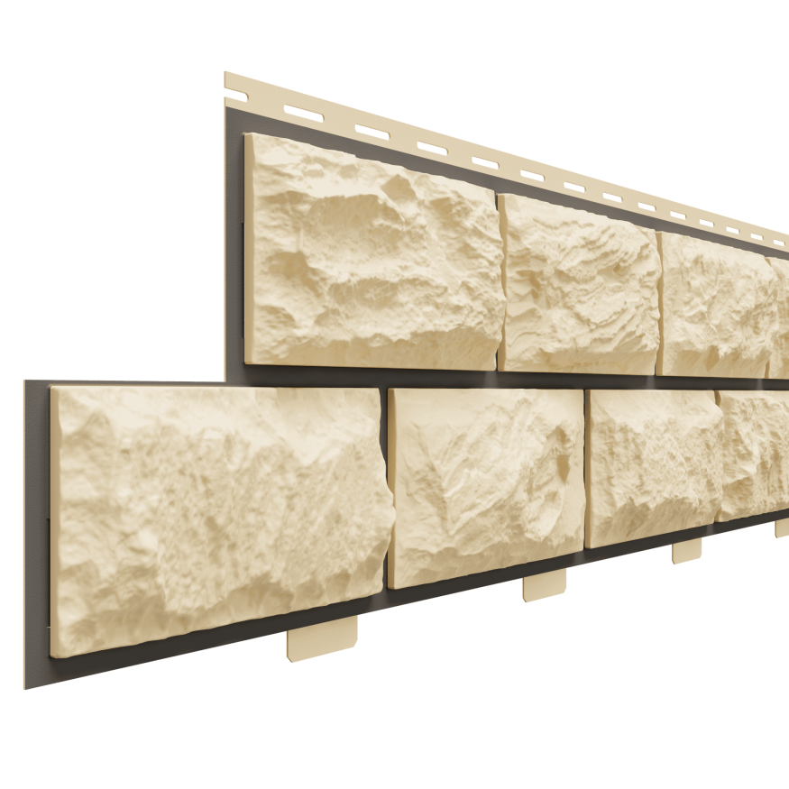 Фасадные панели Доломит, Альпийская горка, цвет Шампань купить в Ростове-на-Дону