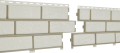 Фасадные панели Ю-Пласт, Стоун Хаус Кирпич, Белый с декорированным швом купить в Ростове-на-Дону