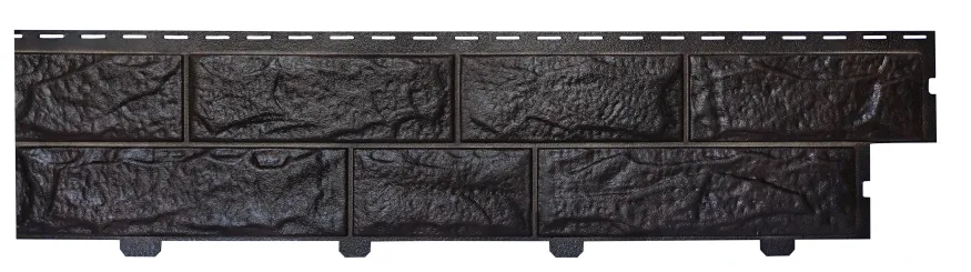 Формованный сайдинг Альта Профиль Камень вулканический, Обсидиан купить в Ростове-на-Дону