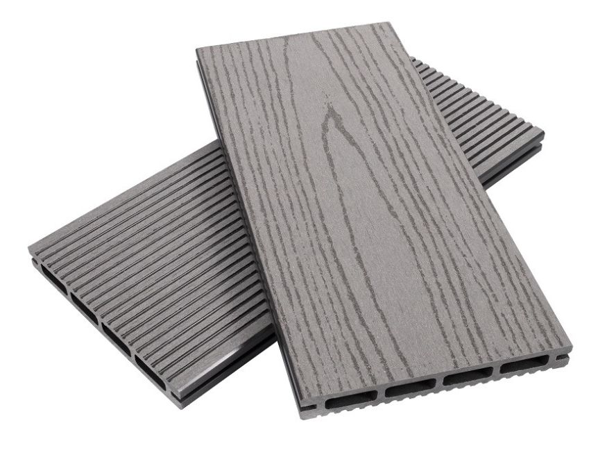 Террасная доска ДПК NanoWood ECO New Цвет Серый купить в Ростове-на-Дону