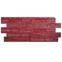 Фасадная панель T-Сайдинг, Альпийская Сказка, Красный