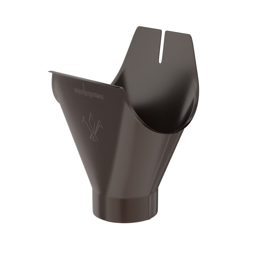 Воронка желоба Aquasystem, PU MATT, RAL 8017 Темно Коричневый 150/100 купить в Ростове-на-Дону