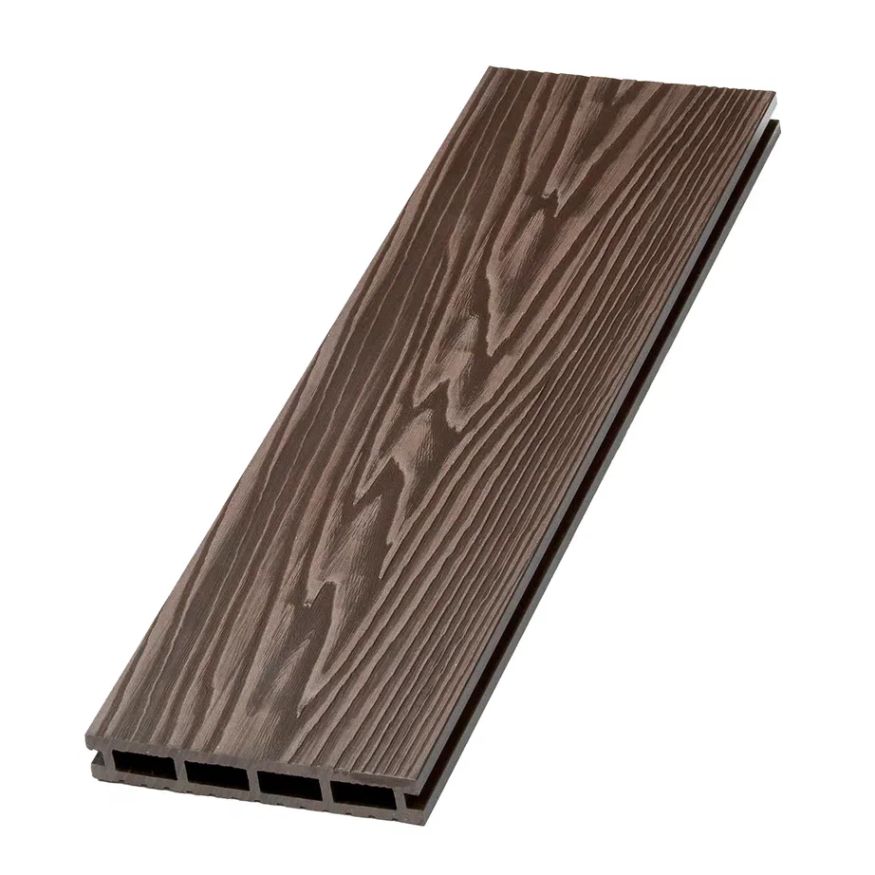 Террасная доска ДПК NanoWood New 3D тиснение + вельвет Венге купить в Ростове-на-Дону