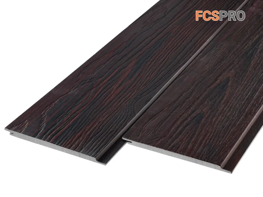 Фиброцементная панель FCSPRO Decor Wood Click Обожженное дерево купить в Ростове-на-Дону