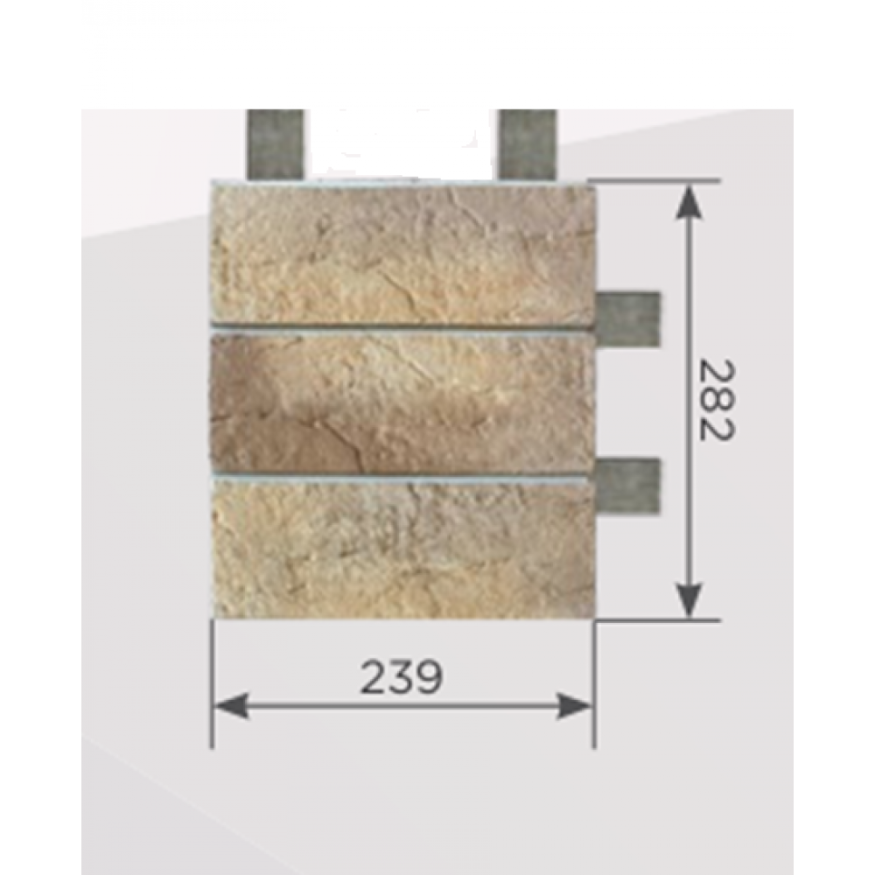 Наличник Обрамление высотой 3 кирпича КАНЬОН Индиго купить в Ростове-на-Дону