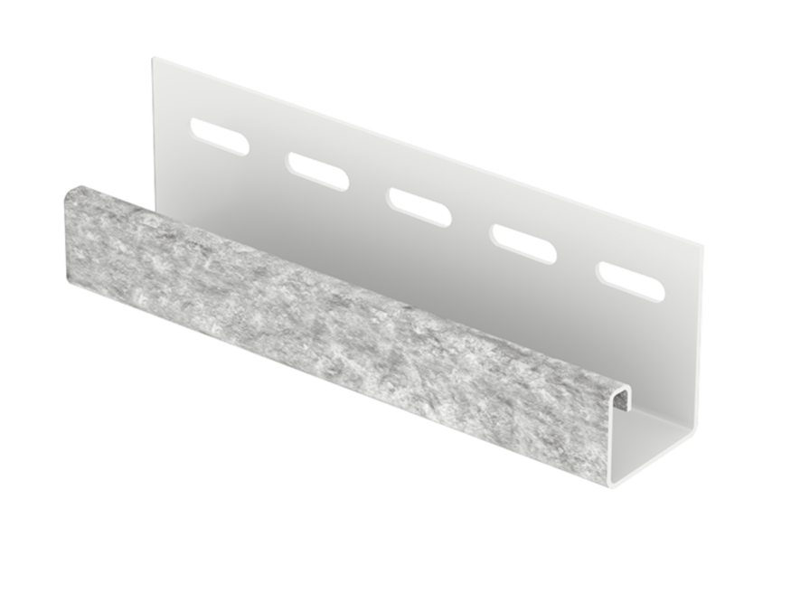 J-планка Ю-Пласт Стон Хаус Кварцит, Светло-Серый купить в Ростове-на-Дону