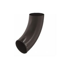 Колено сливное Aquasystem RR 32, темно-коричневое, 125/90